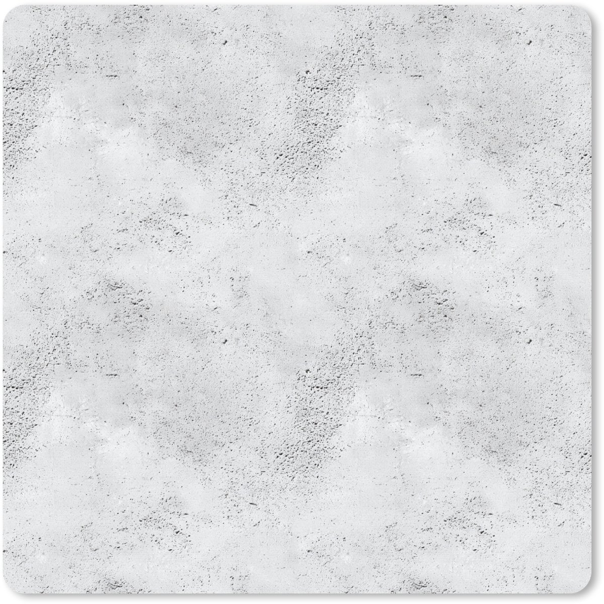 Muismat 20x20 cm - Mousepad Lichtgrijs - Ruw - Subtiel - Muismatten