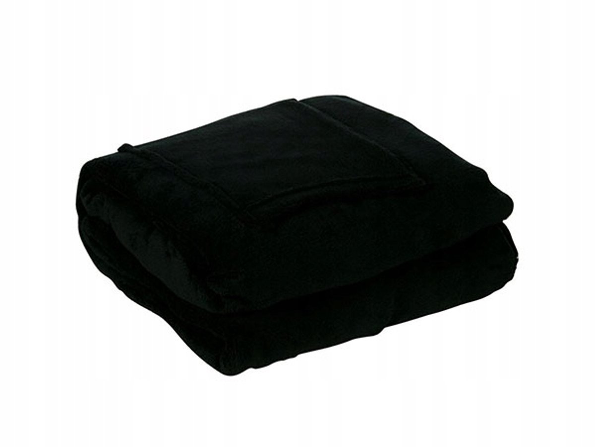 PINGYANG RONGRONG HANDICRAFT Warme Deken - Plaid met Mouwen Zwart