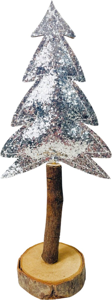 Inspiruj Kunstkerstboom - Zilver - 24 cm