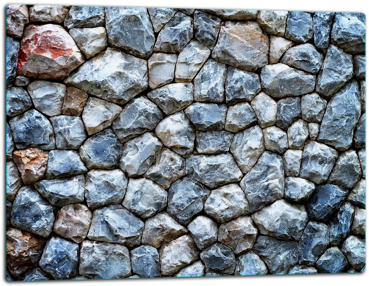 TMK ArtDeko - Snijplank Glas - 52x40cm - Inductiekookplaat - Veiligheidshoekjes