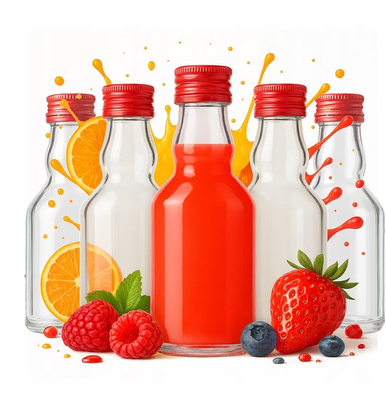 Bimberek Eliksir - Miniatuur Glazen Flessen - 50ml - Decoratief - Veelzijdig Gebruik van Bimberek — afbeelding 3