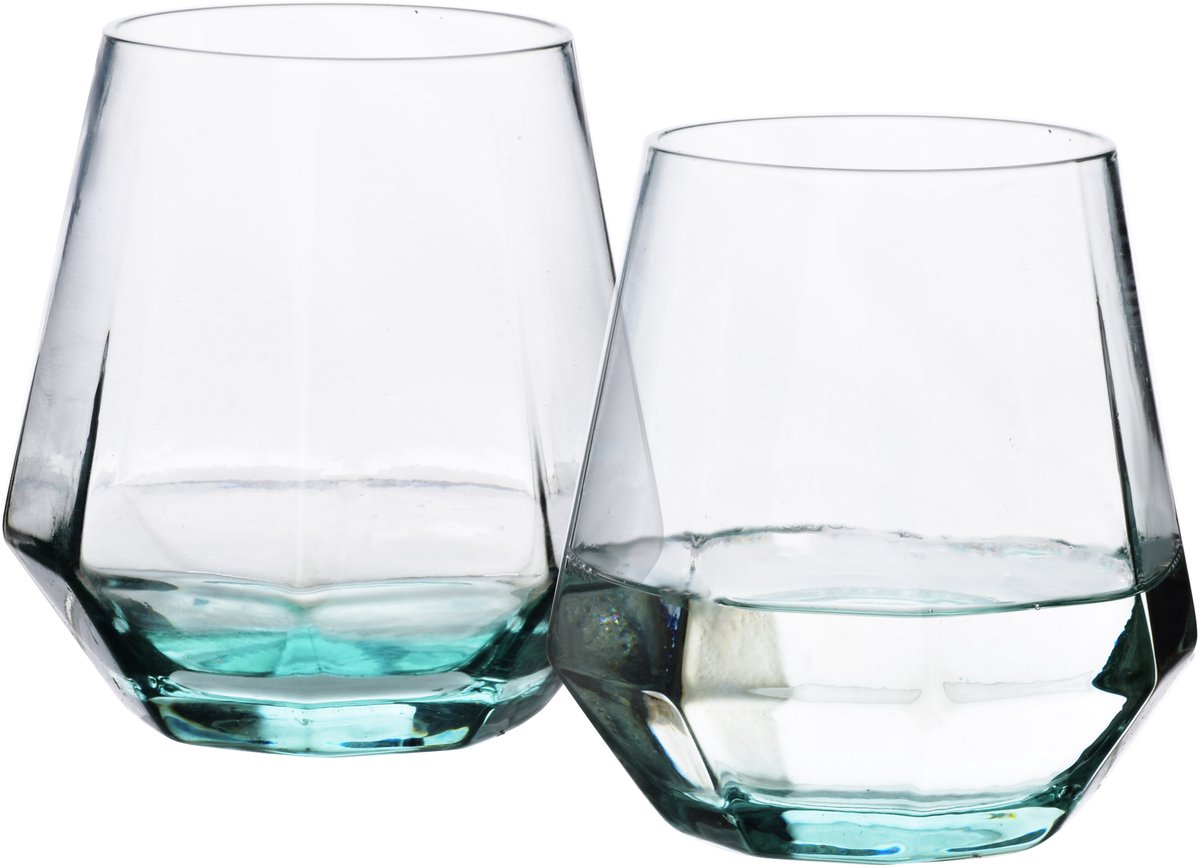 Set van 2 elegante drinkglazen Adel Light - 400 ml -hoge volumekorting