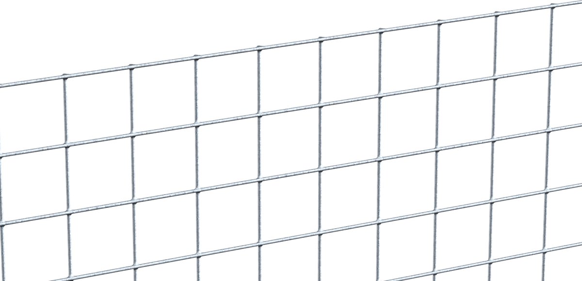 Alberts 614478 draadpaneel | verschillende hoogtes - naar keuze in verschillende kleuren | verzinkt | mazen 12,7 x 12,7 mm | hoogte 100 cm | lengte 5 m