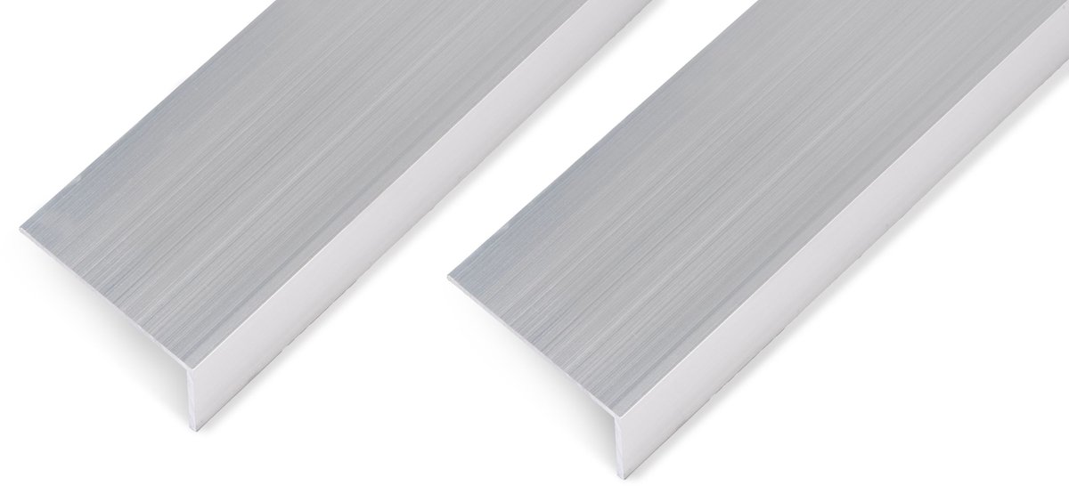 Alberts 499754 hoekprofiel | aluminium, naturel | 1000 x 35 x 65 mm | set van 2