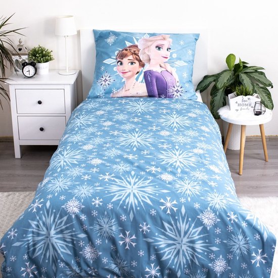 Disney Frozen Baby dekbedovertrek - 100 x 135 cm / 40 x 60 cm - Katoen