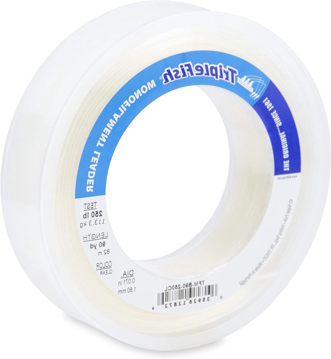 Monofilament Vislijn - Leader Materiaal - Big Game Vissen - Hoge Knoopsterkte - 250 lb Test - Transparant