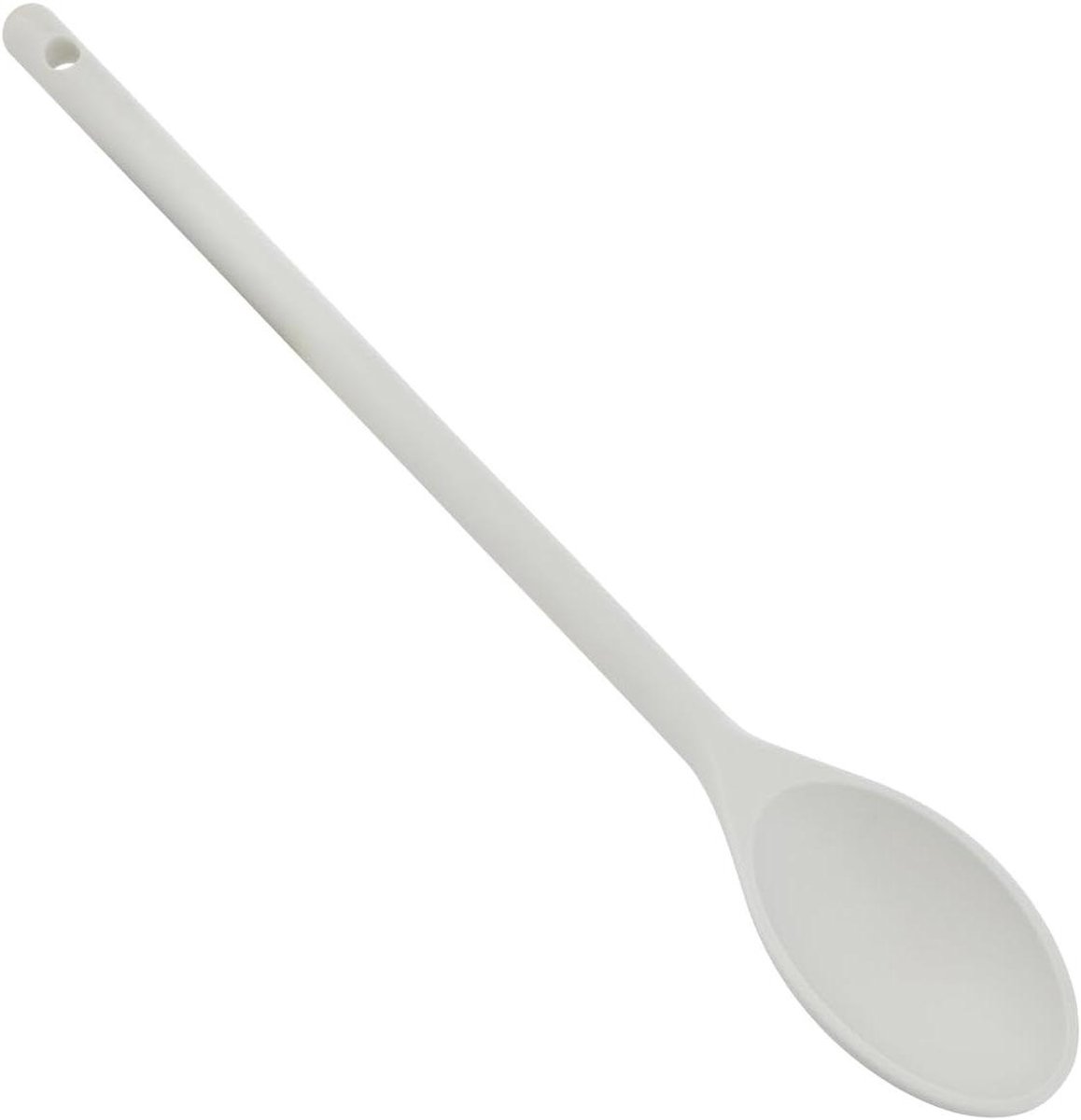 Nylon Kooklepel - Menglepel Roerlepel - Sauzen Mixen - Hittebestendig tot 204°C - 35.6 cm - Wit