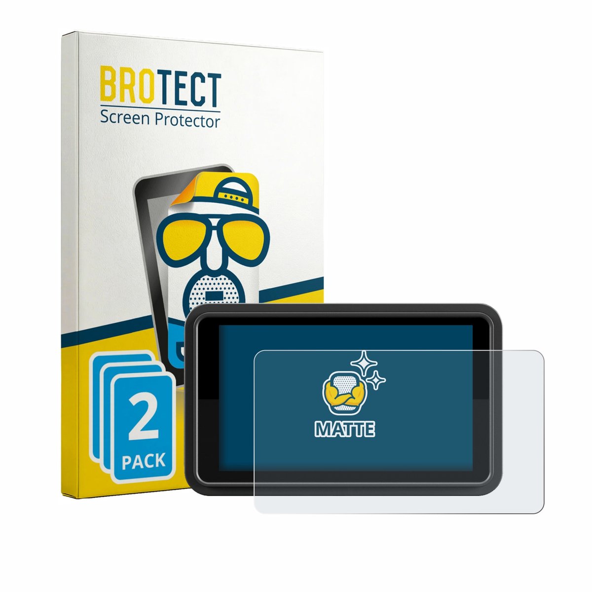 BROTECT - Screenprotector voor Atomos Ninja TX GO 5" - Folie Beschermfolie matte 2 Stuks
