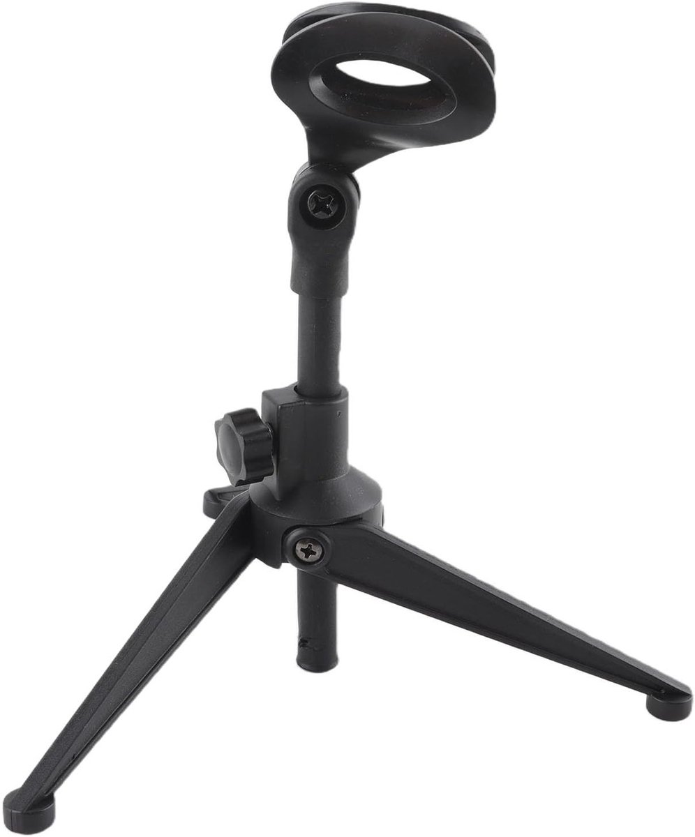 Verstelbare Desk Tripod Microfoonstandaard, Draagbare Vouwbare Microfoonhouder met Klem en Stabiliteit voor Thuisgebruik en Opnames