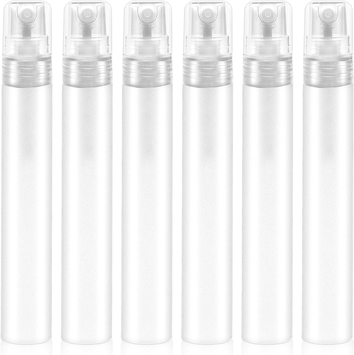 Set van 6 Herbruikbare 10ml Mini Spray Flacons voor Parfum - Draagbare Lege Flesjes voor Reizen en Uitgaan