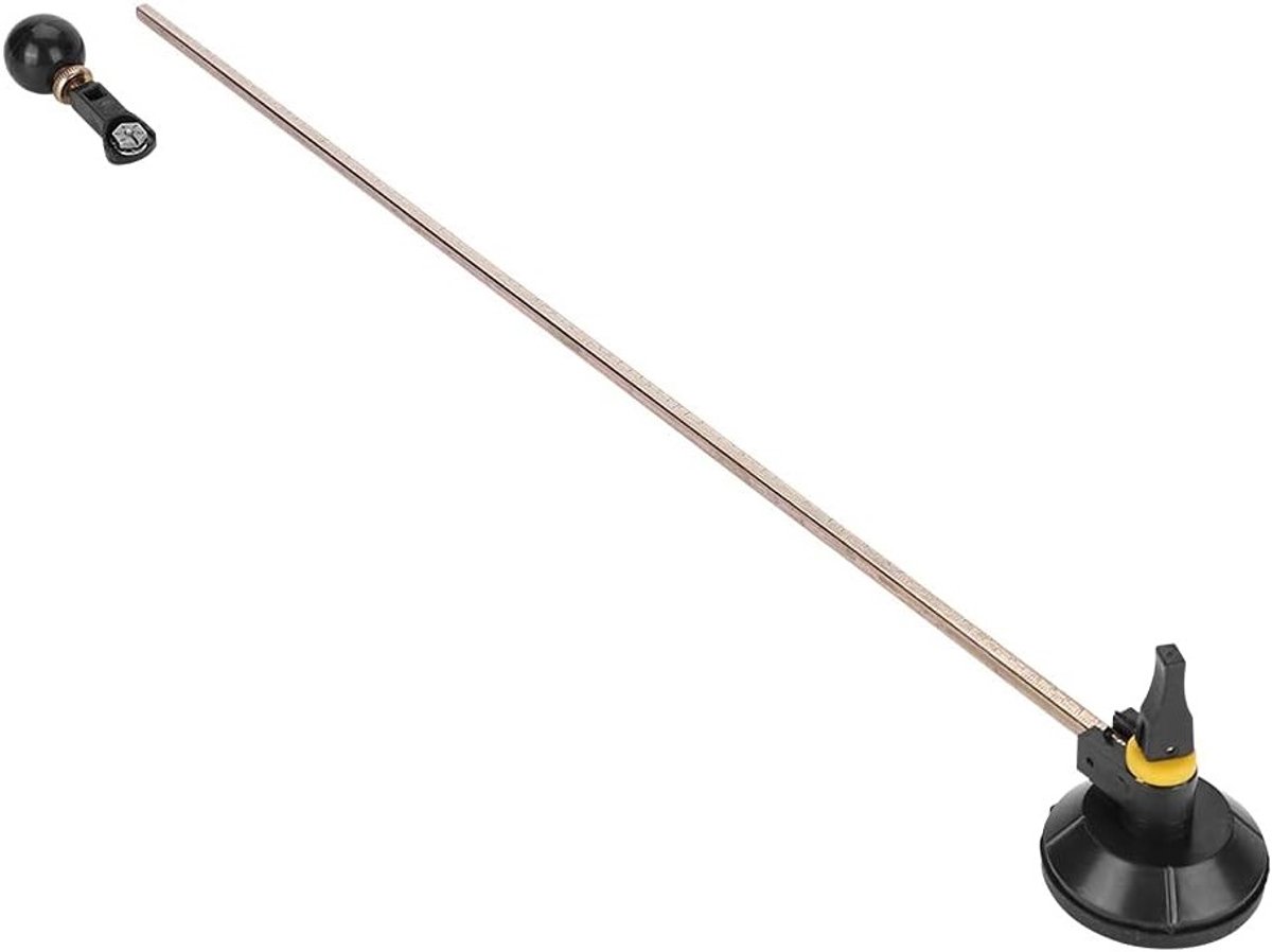 Cirkelzaag voor Glas met Zuignappen - Precisie Snijder voor Glas en Keramische Tegels, Ideaal voor Klussen en Doe-Het-Zelf Projecten (100 cm)