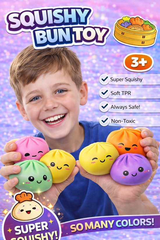 Funny Box DC Squishy Heroes – Lot De 3 Super-héros Squishy Doux, Parfumés, Slow Rising, Anti-stress, Collection