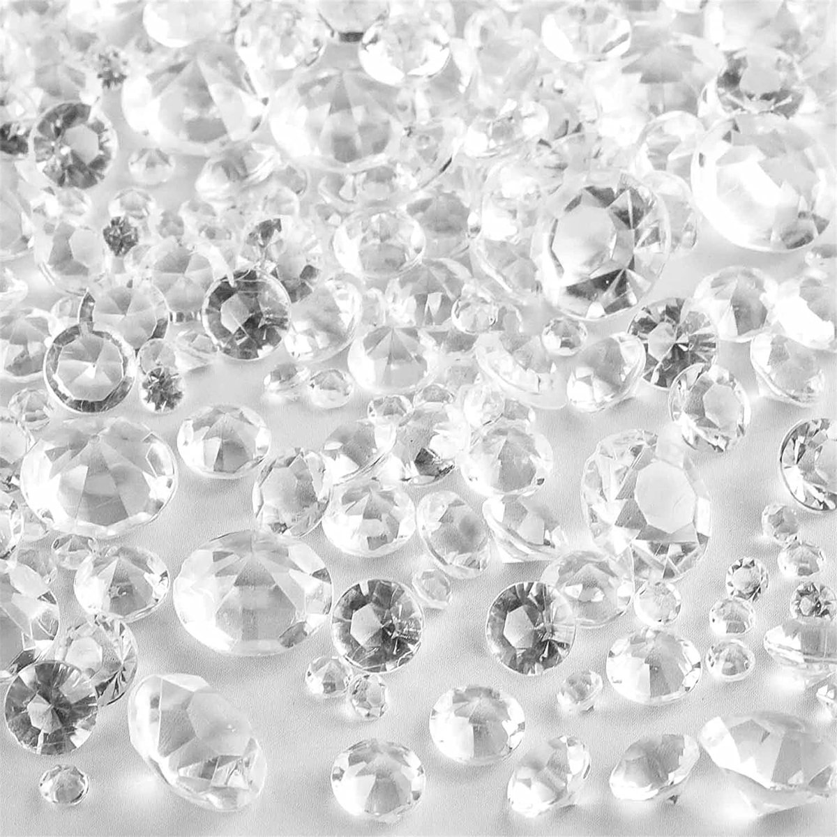 1000 Stuks 3mm Acryl Kralen voor Bruiloft Decoratie, DIY Versieringen en Feestelijke Tafels