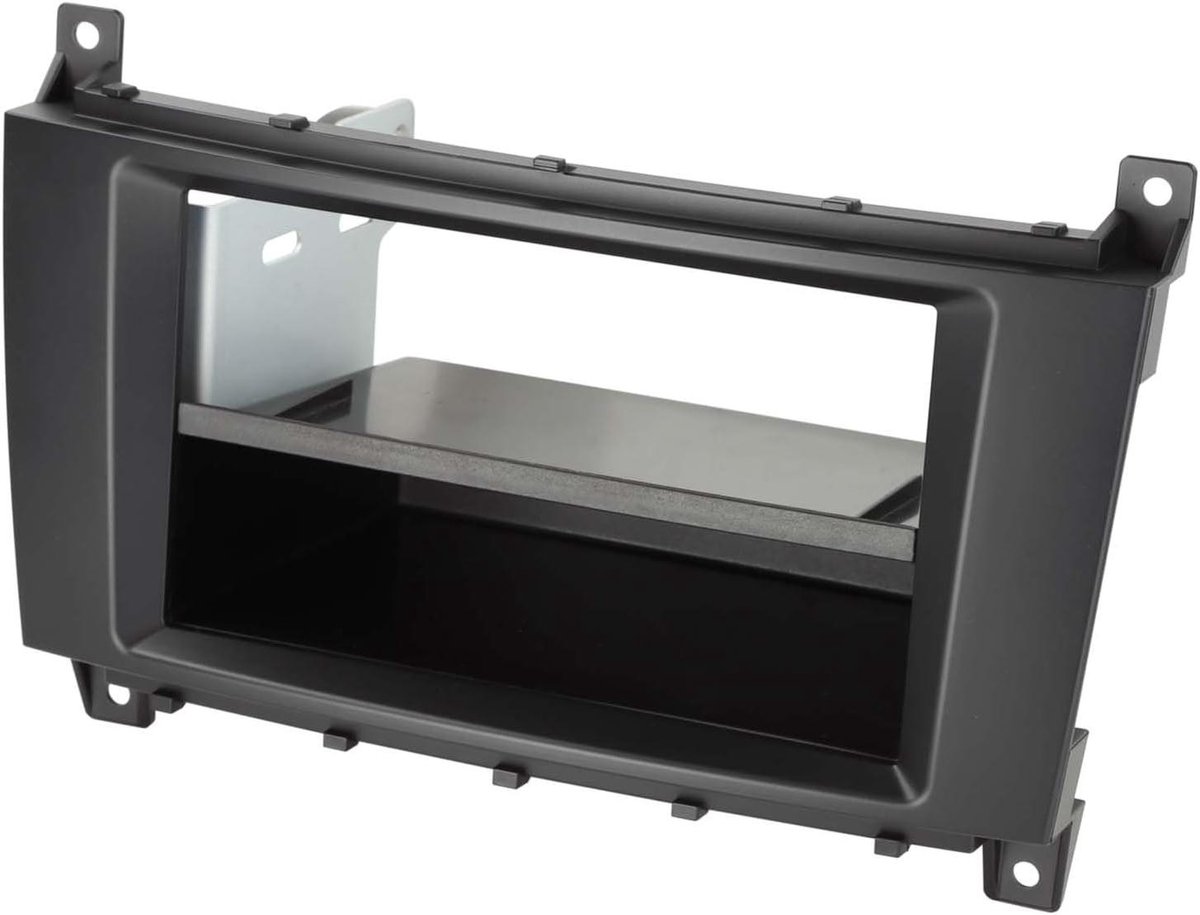 2-DIN Paneel - Inbouwframe Radio - Auto Radio Monteren - Met Pocket - 2-DIN - Zwart