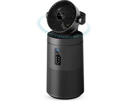Bloomfold Luchtreiniger en Ventilator Cyclone – H13 HEPA & UVC-licht – 400 m³/h CADR – Air Purifier - Medische Filtratieklasse tegen Pollen & Fijnstof