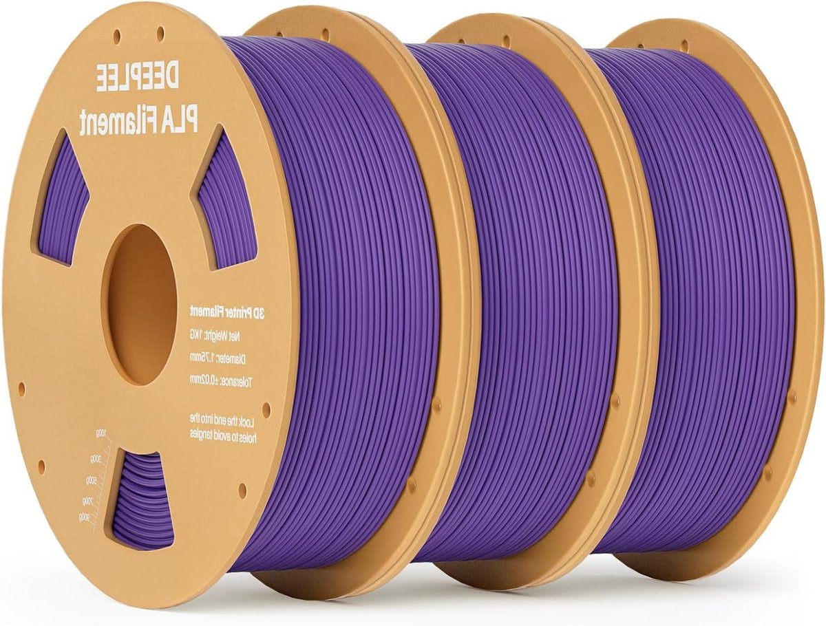 PLA Filament - 3D Printer Filament - 3D Printen - Hoge Maatnauwkeurigheid - 175 mm - Paars