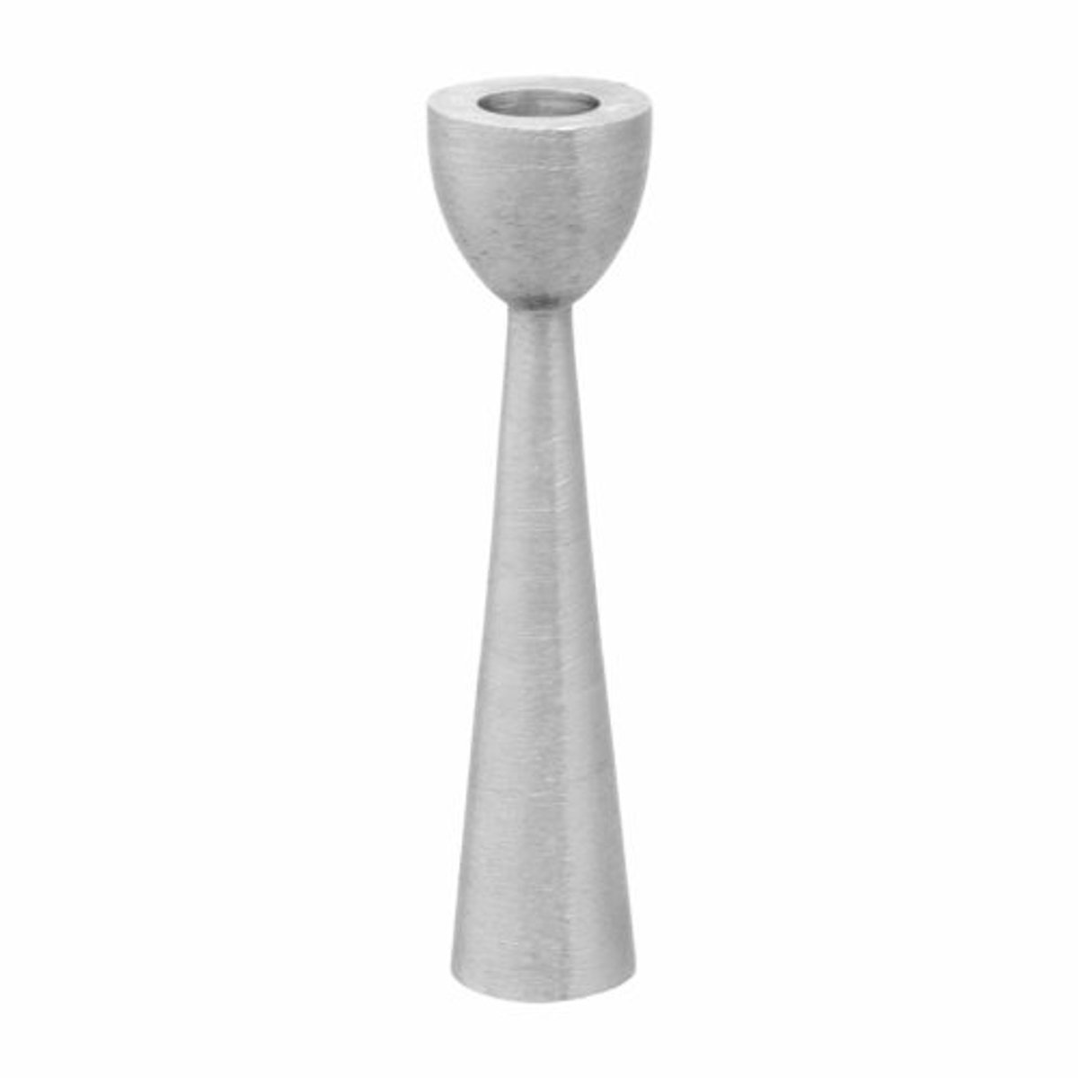 OttoSimon kaarsenhouder zilver modern interieur decoratie 17 cm.