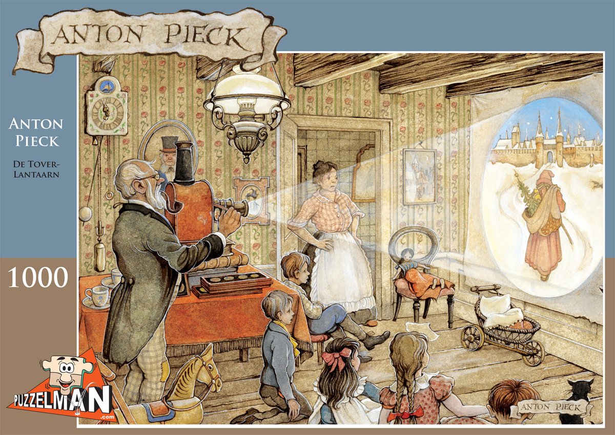 Puzzelman legpuzzel Anton Pieck De Toverlantaarn 1000 stukjes puzzel.