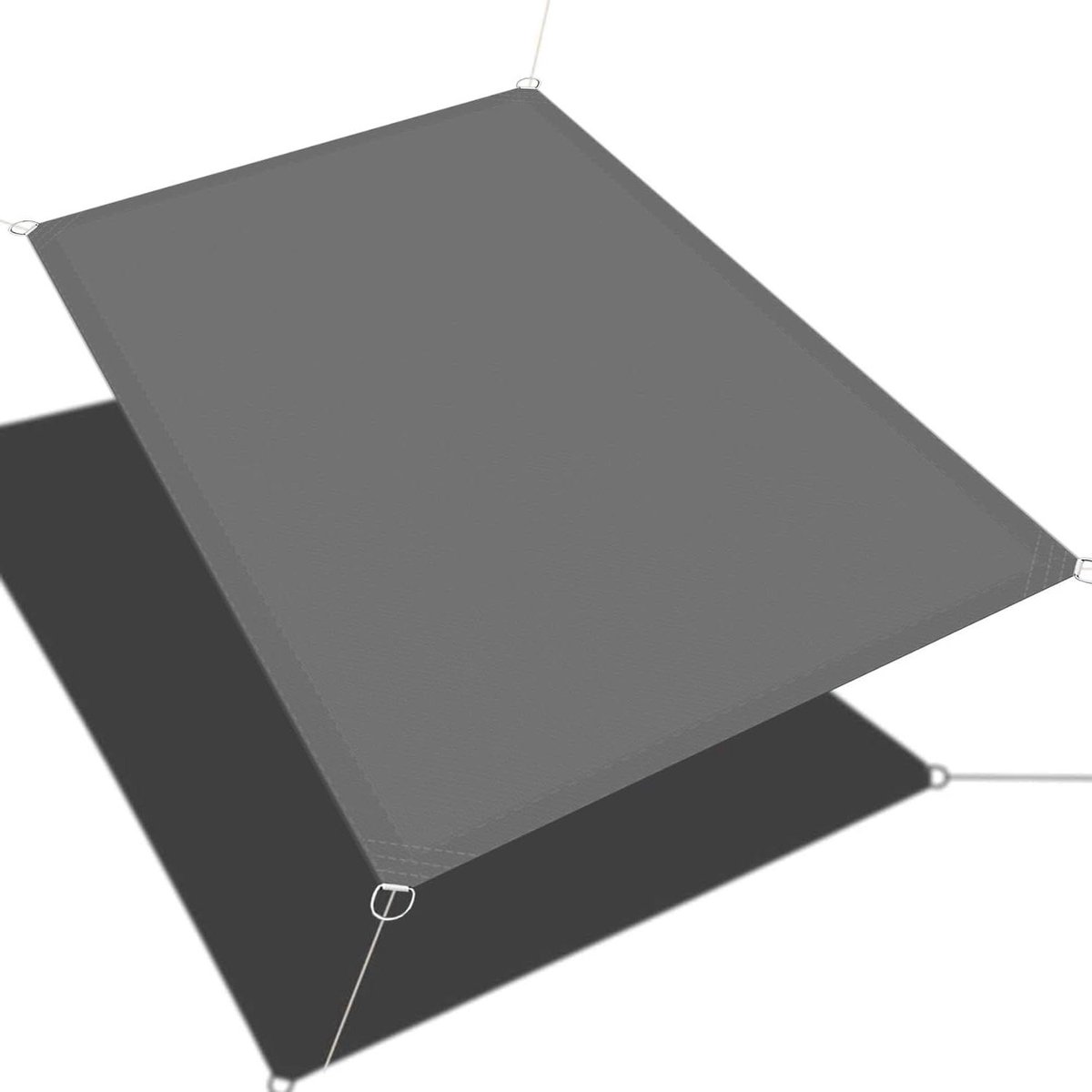 Schaduwdoek Vierkant 180 x 250 cm,98% Uv-Bescherming, Zonwering Van Scheurvast Polyester,
