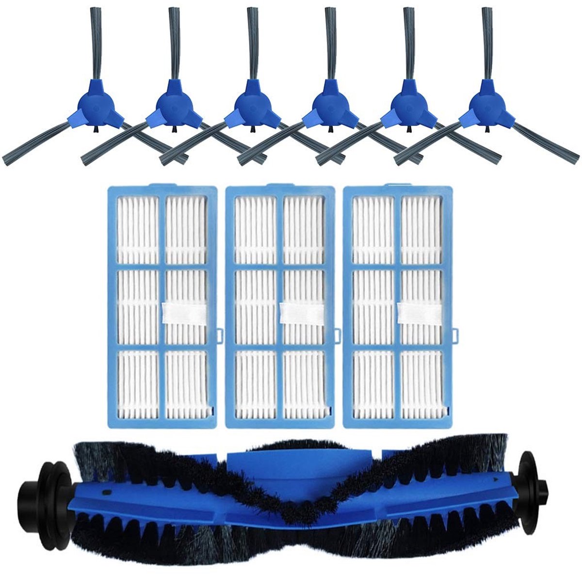 Store_8 - Vervangingskit Proscenic 850T - Hoogwaardige Onderdelen - 10 Stk/set - Robotic Stofzuiger - Duurzaam en Efficiënt - Geschikt voor Tapijt