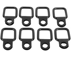Store_9 - Hardtop Snelverwijderingsbevestiging - Duimschroeven - Eenvoudig te monteren - 8-pack - D-ringen - Geschikt voor JK YJ TJ Sport/Sahara