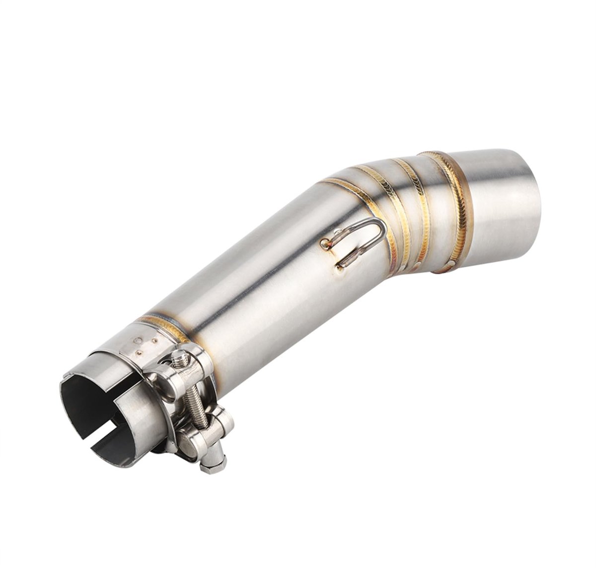 Golden crown - Motorfiets uitlaat middendeel - Roestvrij staal - Hoogwaardige constructie - Geschikt voor NC700X NC750X NC750S NC700S - 2012-2017