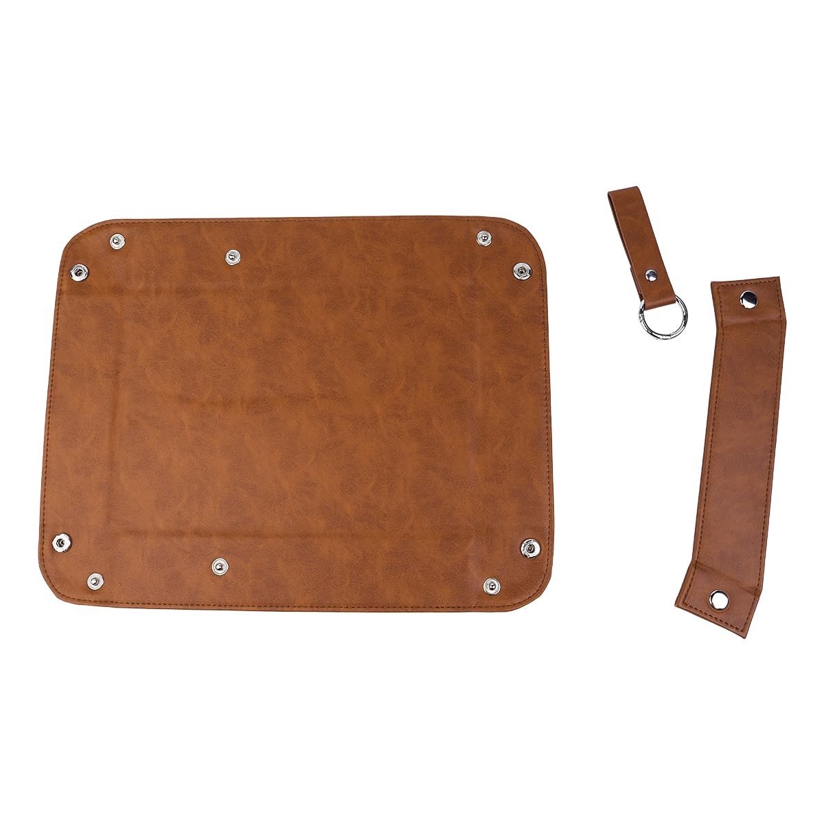 Cosensi - Valet Tray - Organiser voor opa - Elegant design - PU leer - Perfect cadeau voor mannen - Handig voor sleutels, telefoon, portemonnee - I...