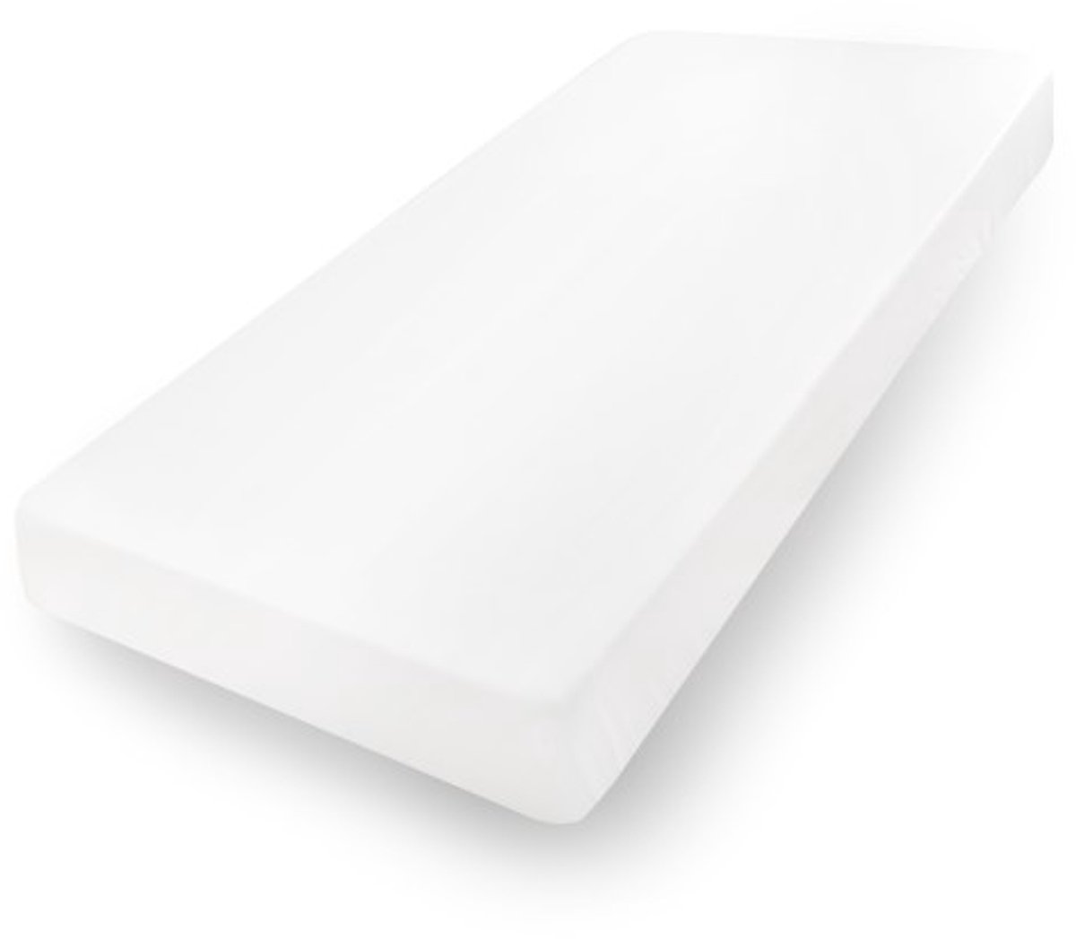 Matex PREMIUM Serie - Jersey Hoeslaken - 180x190/200 cm - Wit - 100% Katoen