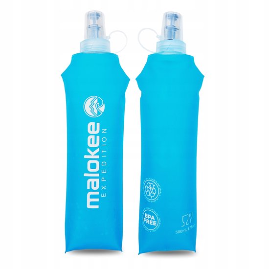 Malokee Expedition - Soft Flask Bidon - 500 ml - Elastyczne - Sportief — afbeelding 5