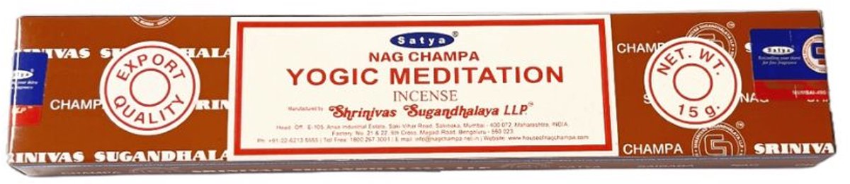 Satya Yogic Meditation - Kadzidła - Drzewny Aromat - Cydr en Fruit