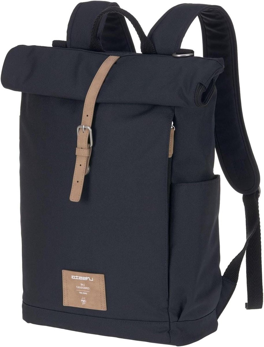 Luierrugzak - Baby tas - Baby verzorgen - Inclusief matje - 35 x 20 x 42 cm - Gevlekt roze