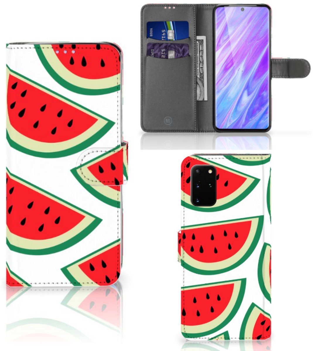 Samsung Galaxy S20 Plus Book Cover Watermelons