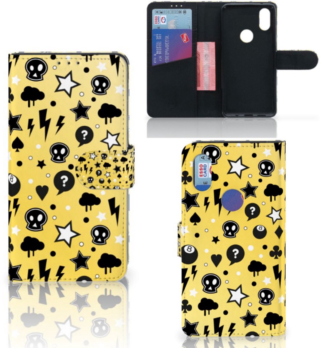 Telefoonhoesje met Naam Xiaomi Mi Mix 2s Punk Geel