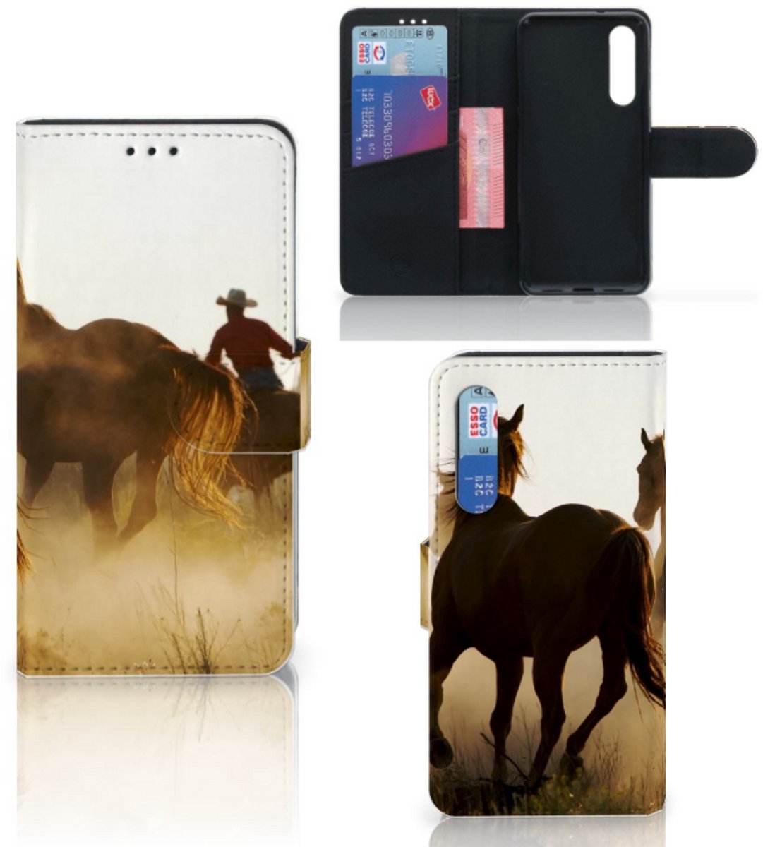 Xiaomi Mi 9 SE Telefoonhoesje met Pasjes Design Cowboy