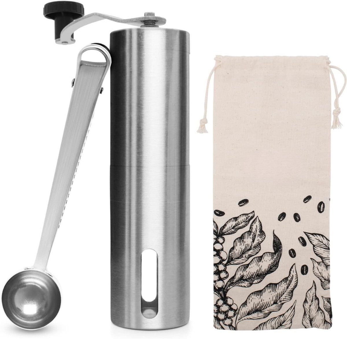 REN® Coffee Grinder - Moka Pot - Koffiemolens - 40 gram capa