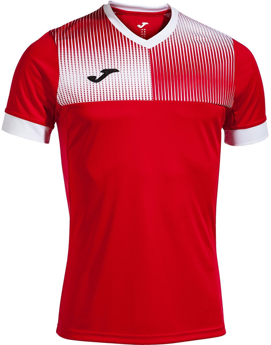 Joma Eco Supernova Shirt Korte Mouw Heren - Rood / Wit | Maat: XL