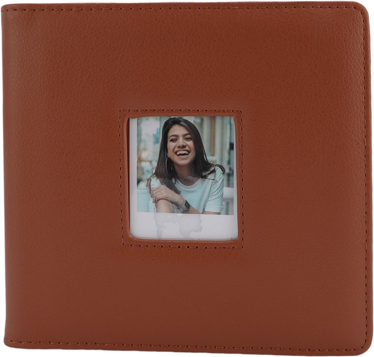 Fotoalbum Instant Camera - Opslag Plakboek - Foto's Bewaren - Waterdicht PU-leer - 288 Foto's - Bruin