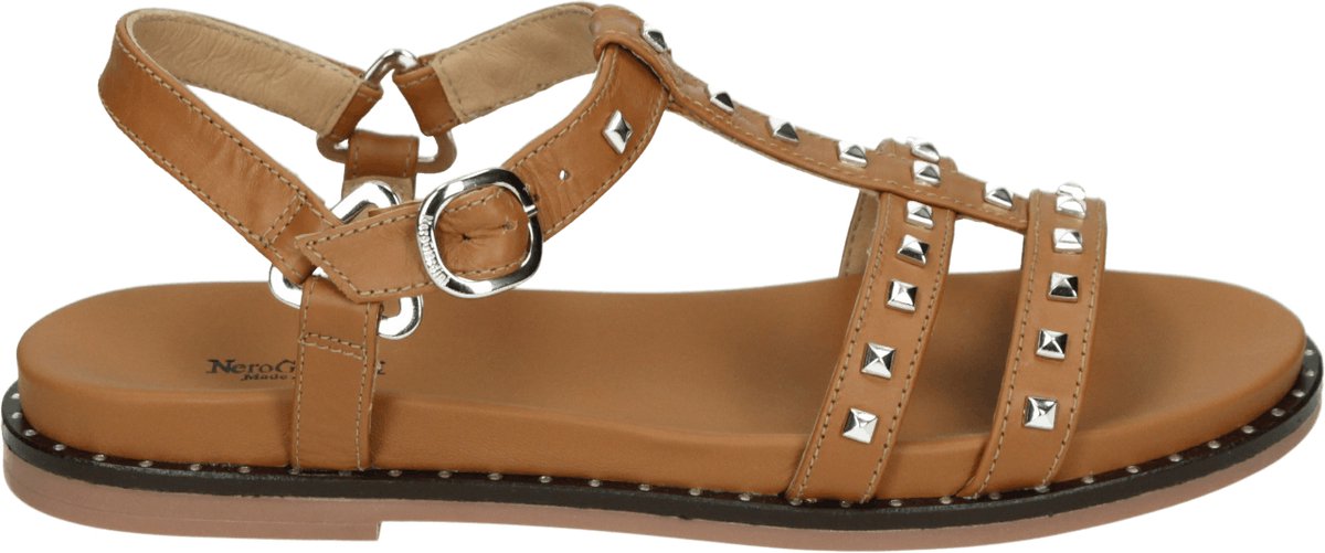 Nero Giardini E615921D Platte sandalenDames Sandalen Bruin