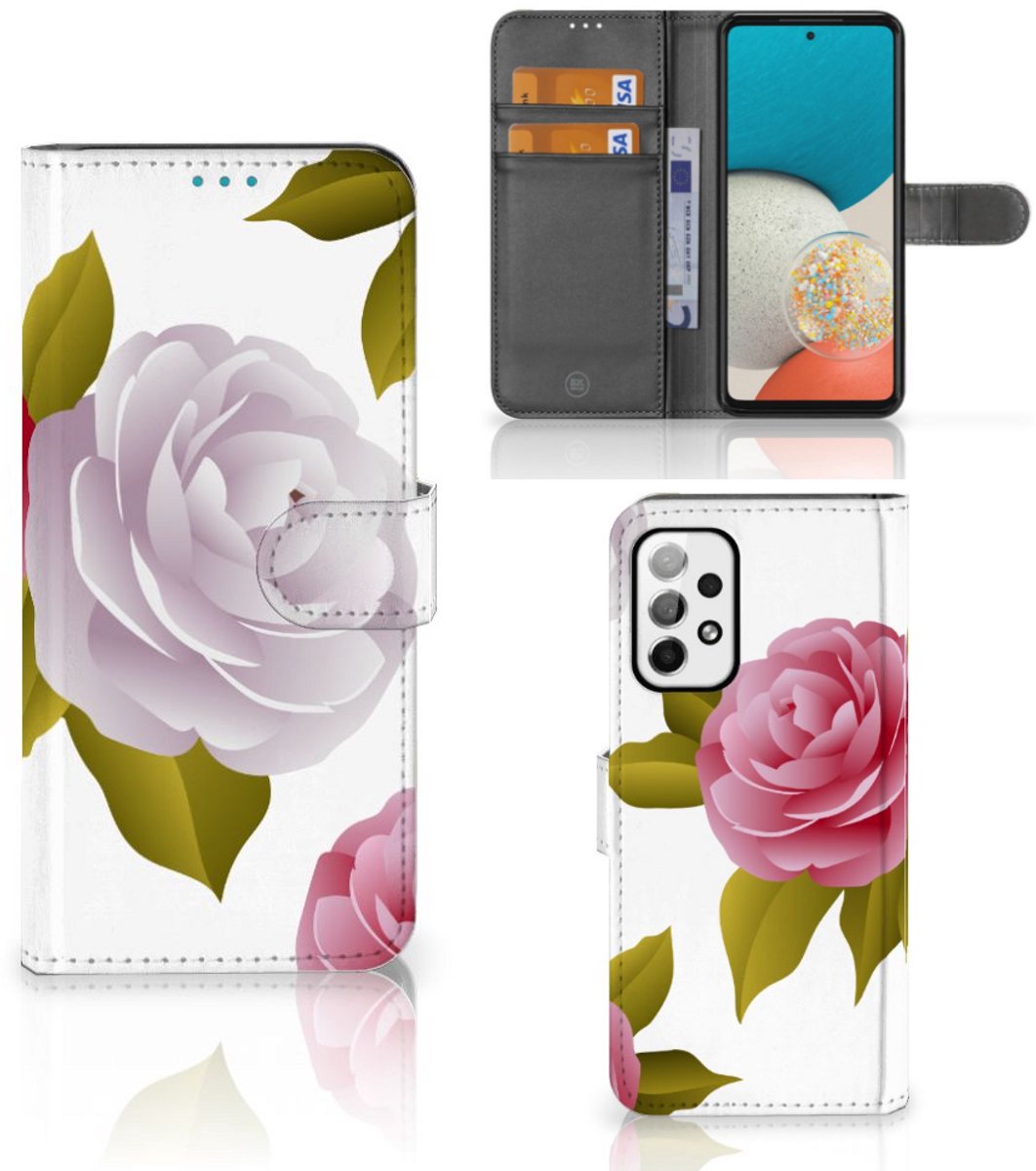 Samsung Galaxy A73 5G Hoesje Roses
