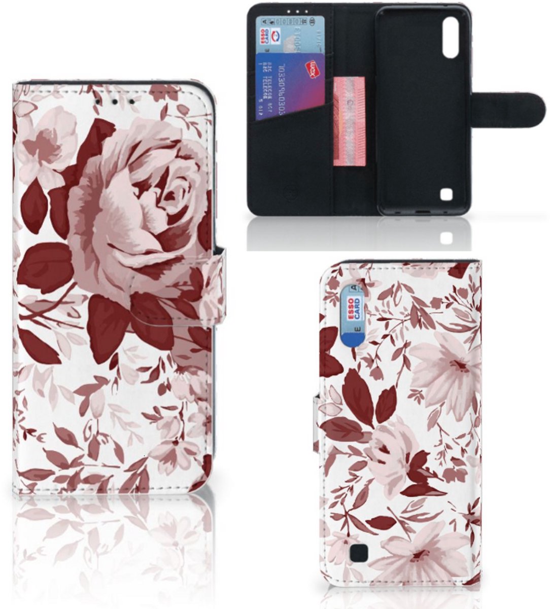 Hoesje Samsung Galaxy M10 Watercolor Flowers