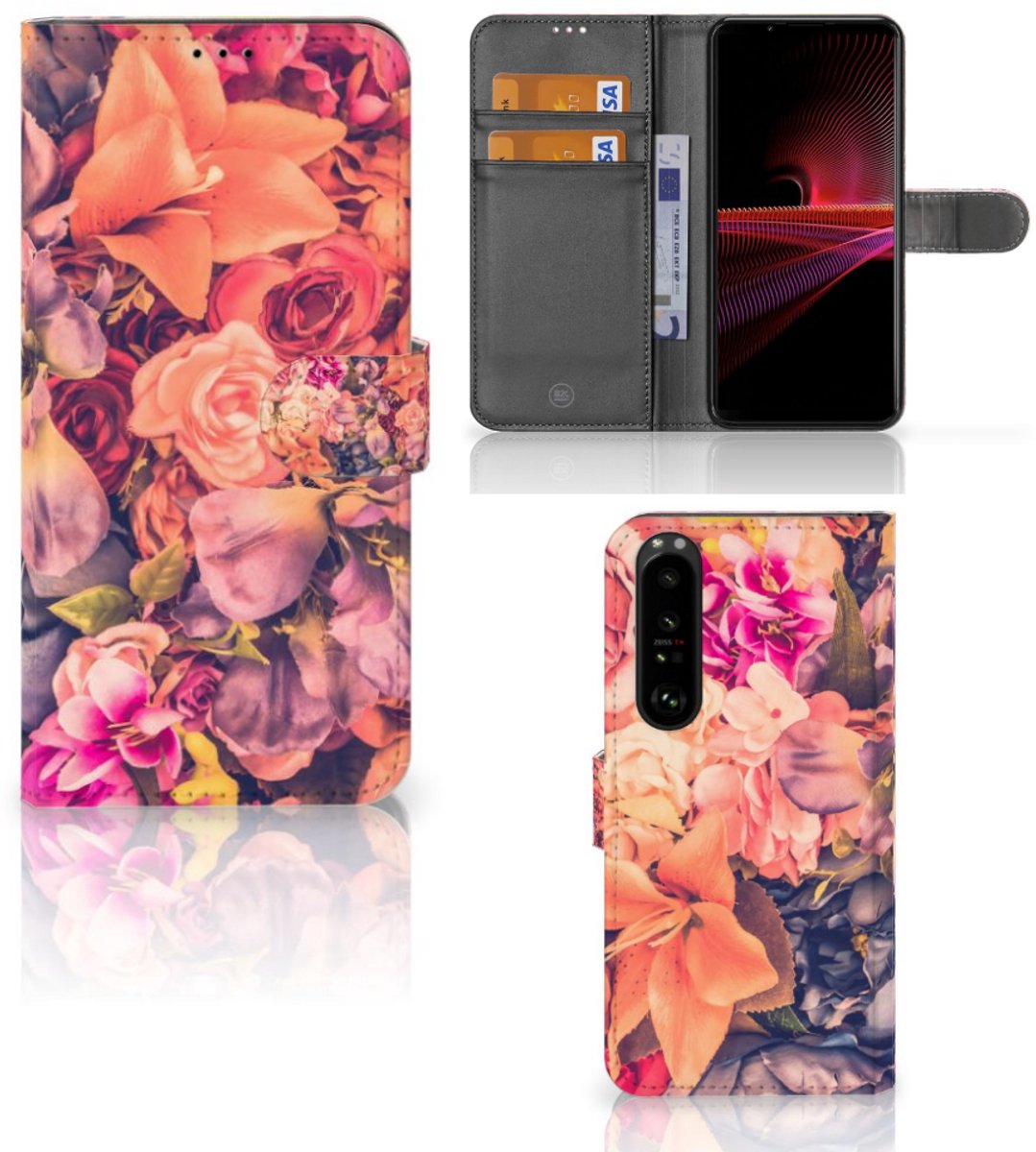 Sony Xperia 1 III Hoesje Bosje Bloemen