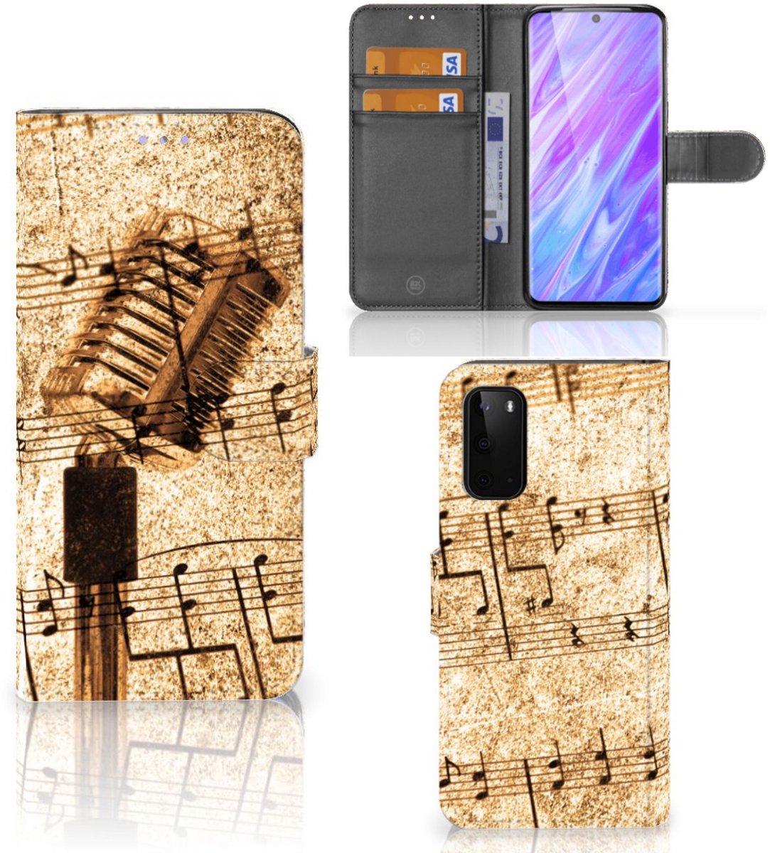 Samsung Galaxy S20 Telefoonhoesje met foto Bladmuziek