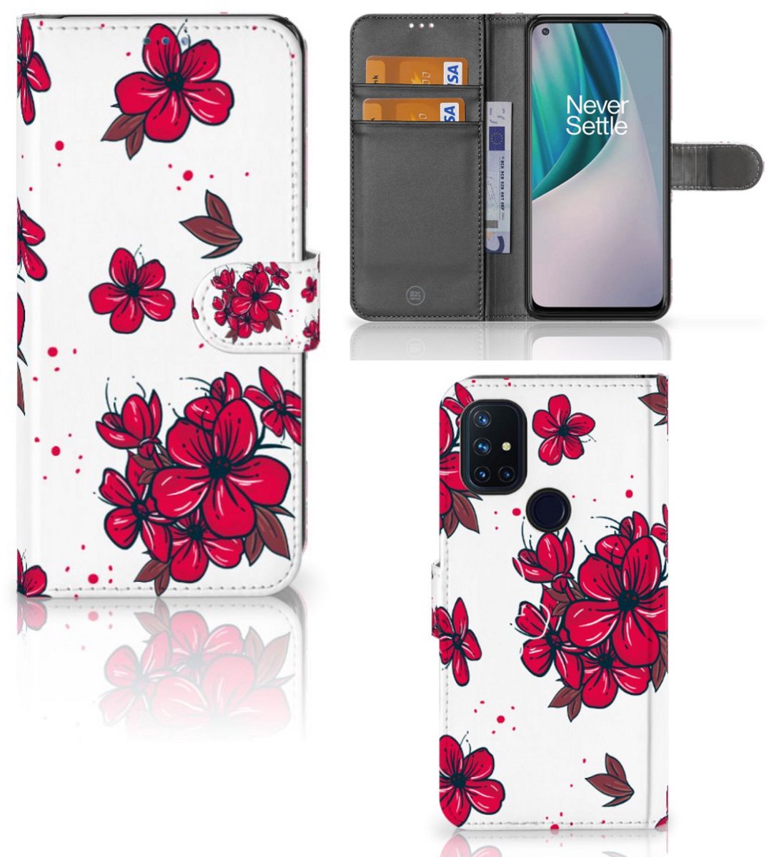 OnePlus Nord N10 Hoesje Blossom Red