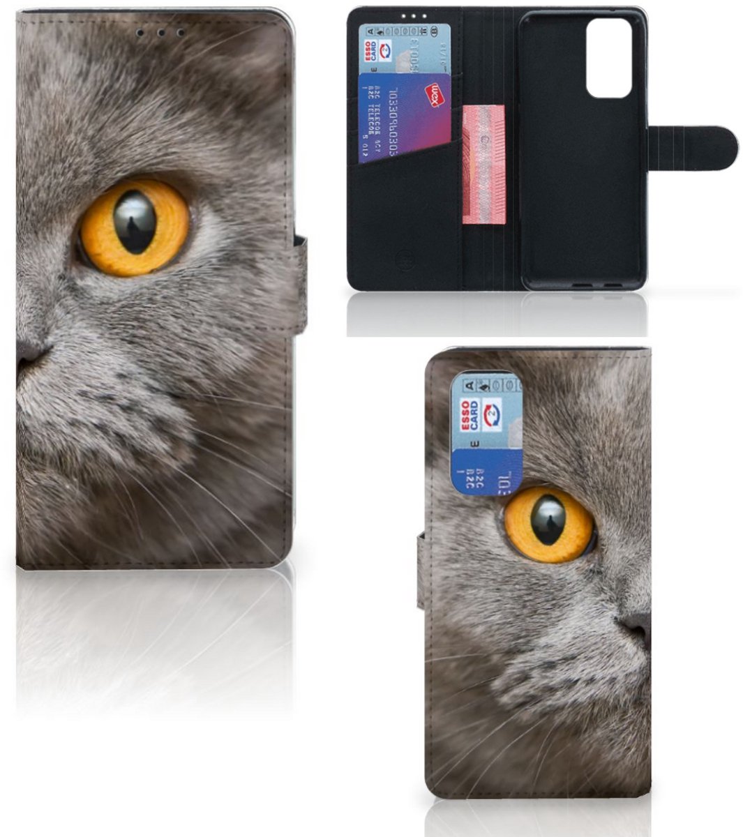 Telefoonhoesje met Pasjes OnePlus 9 Pro Britse Korthaar