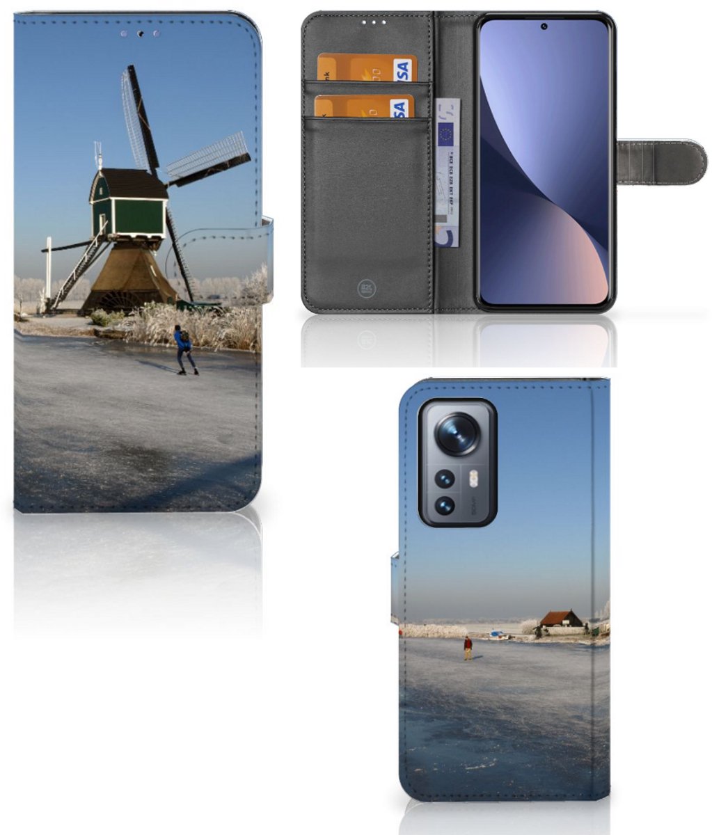 Xiaomi 12 Pro Flip Cover Schaatsers