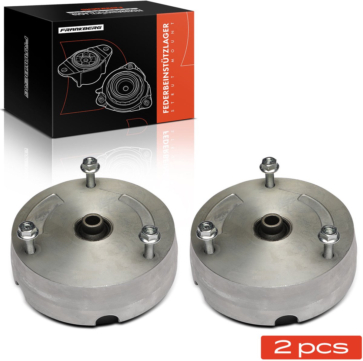 Frankberg 2x Veersteunlager Voor voor BMW E60 X5 E70 X6 E71 E72