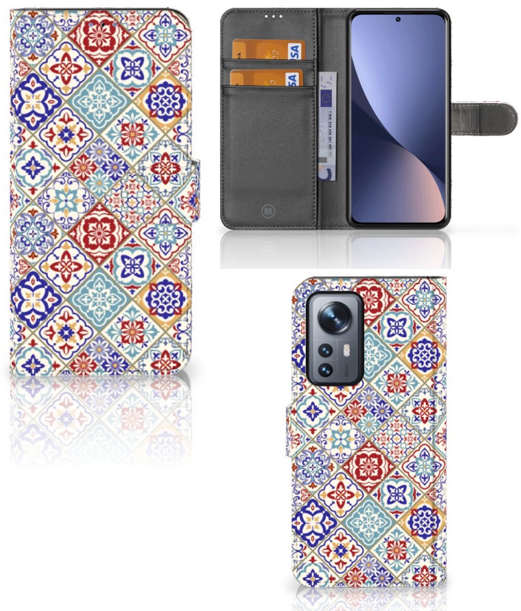 Xiaomi 12 Pro Bookcase Tiles Color