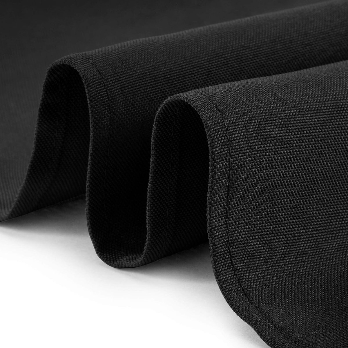 Rond Tafelkleed - Decoratief Kleed - Feestelijke Decoratie - Vlekbestendig - 304.8 cm - Zwart