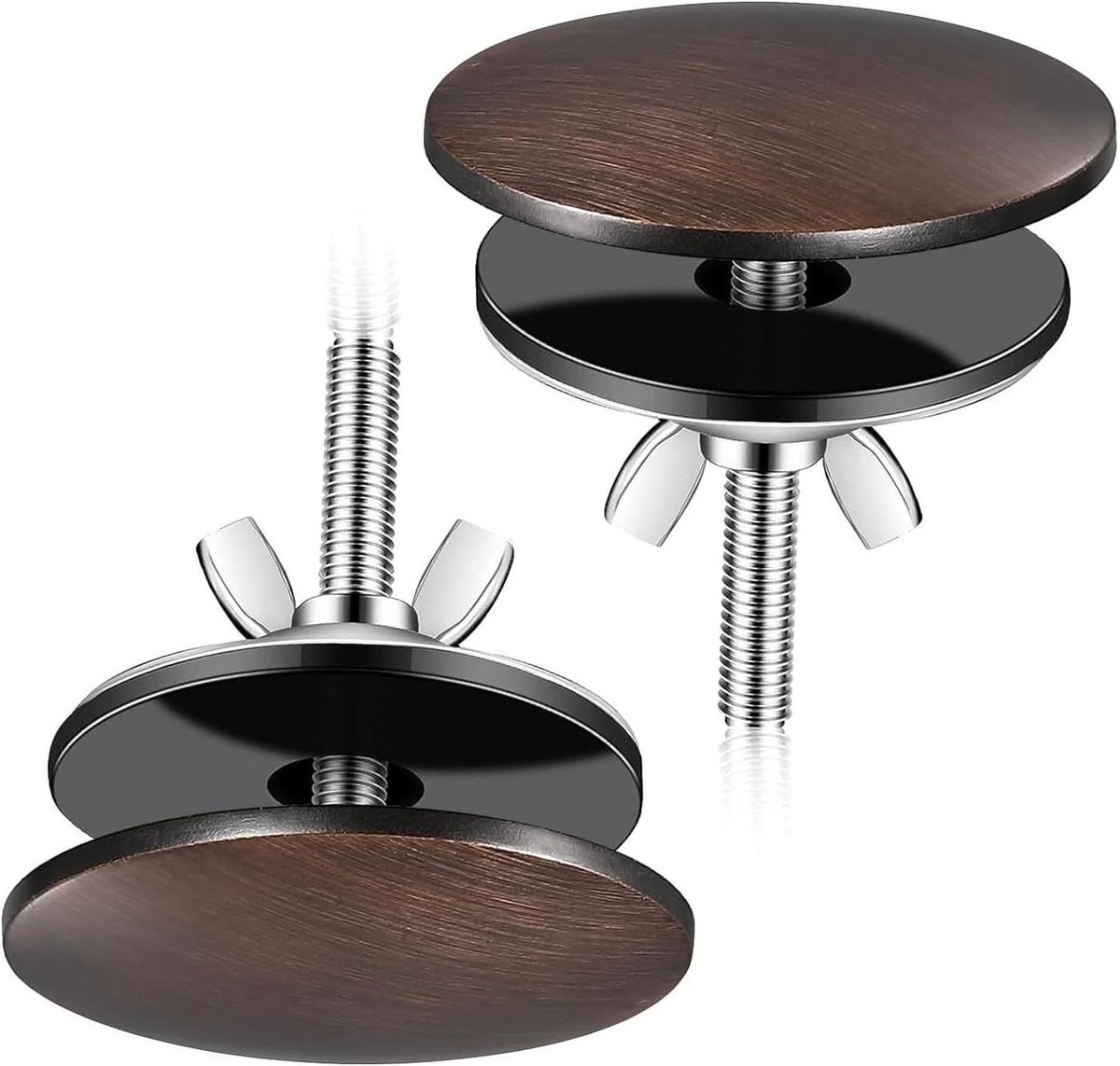 Gootsteen Gat Deksel - Kraan Gat Cover - Aanrecht Netjes Houden - Roestvrij Staal - 2 Inch Diameter - Brons