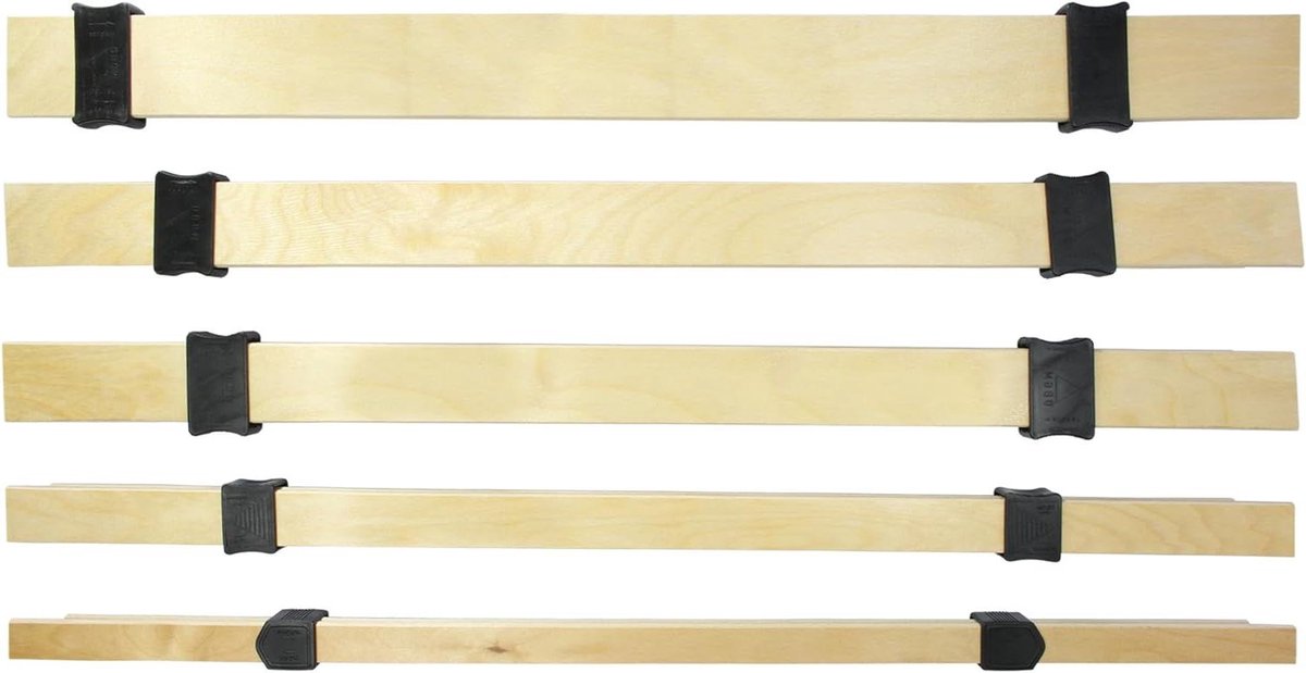Hardheidsregelaars Set - Lattenbodem Verstellers - Individueel Slaapcomfort - OEM Kwaliteit Regelaars - 50 mm x 8 mm - Geel